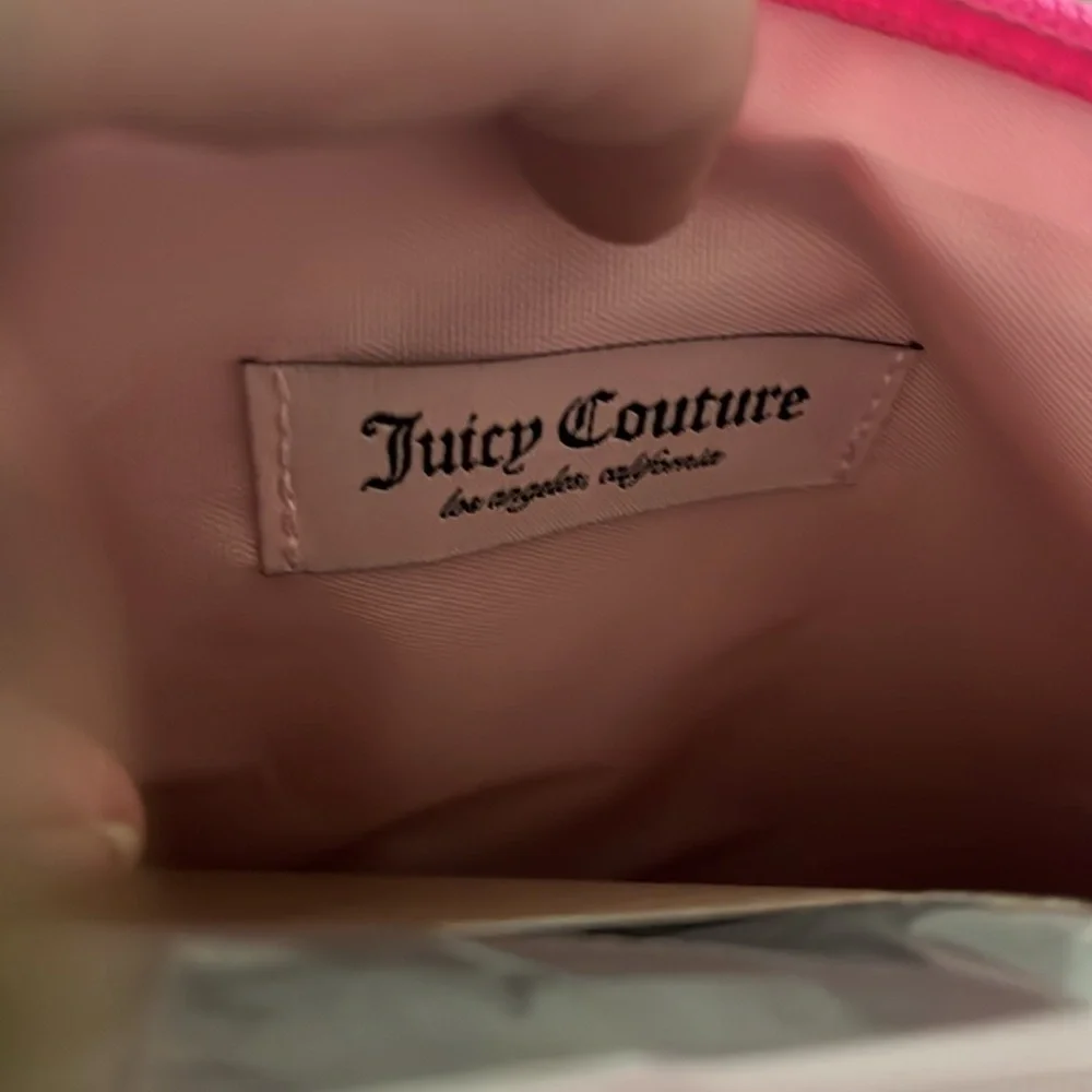 Juicy Couture Pink Cosmetic Bag and Toiletry Bottle